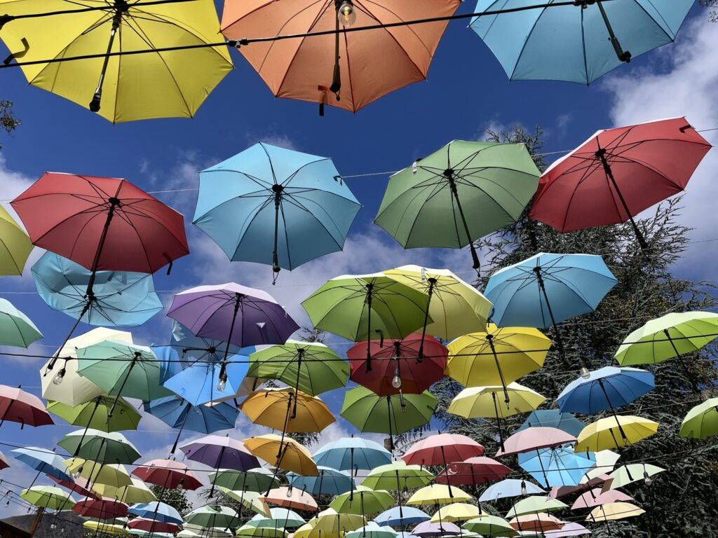 umbrella ceiling