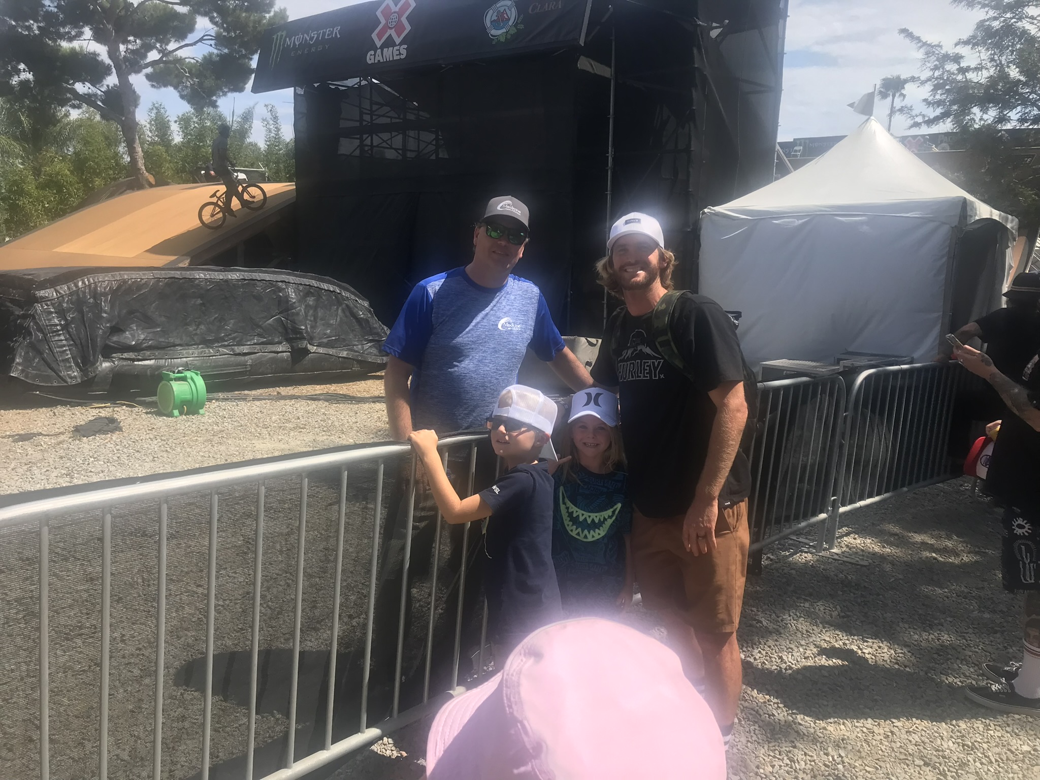 dad and brett at x games