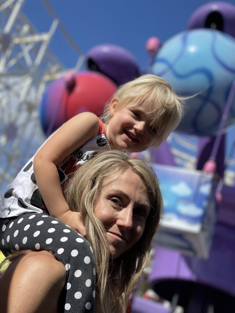 mom and alex at disney