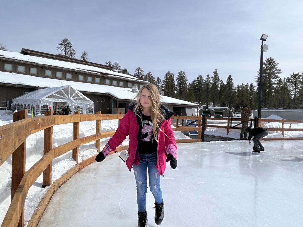 ice skating in Bryce