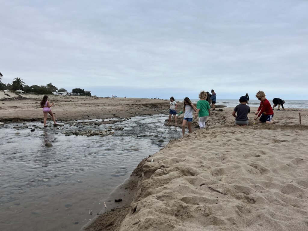 kids in carpinteria creek